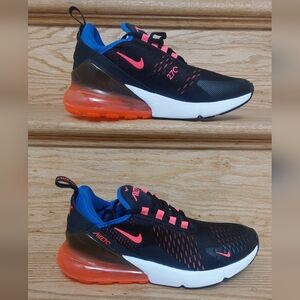 Nike Black/Red/Pink Air Max 270 Sneakers